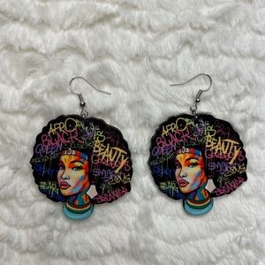 Afro Queen Earrings